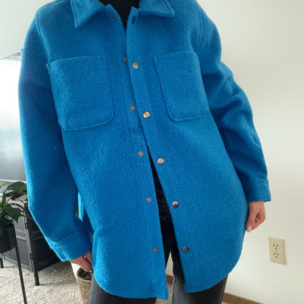 Love Tree Bright Blue Knit Sweater